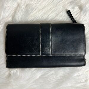Vintage Coach long trifold wallet